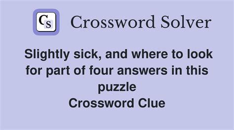 slightly crossword clue|More.